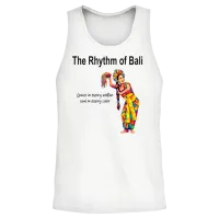 Vibrant Mosaic Dancer Carnival Attire Unisex Tank Top - White – 2