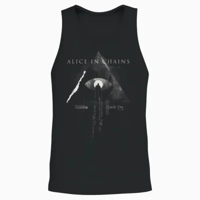 Alice in Chains - Rainier Fog T-Shirt, Black, S Unisex Tank Top - Black