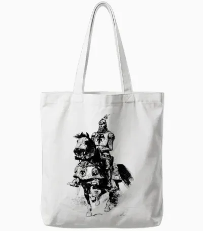 Albanian Eagle Grunge Skanderbeg Vintage Albanian Tote Bags - White