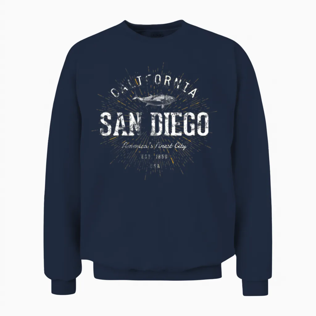 San Diego Unisex Sweatshirt in Navy