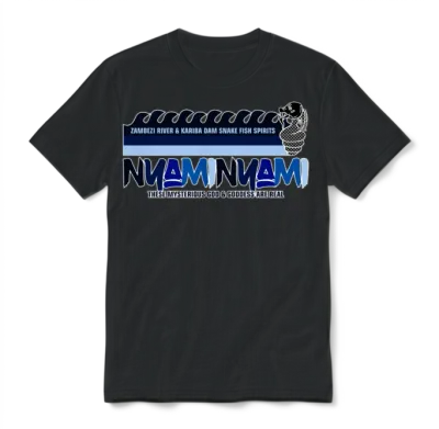 Nyaminyami Og 3 Color Waves Unisex T-Shirt - Black