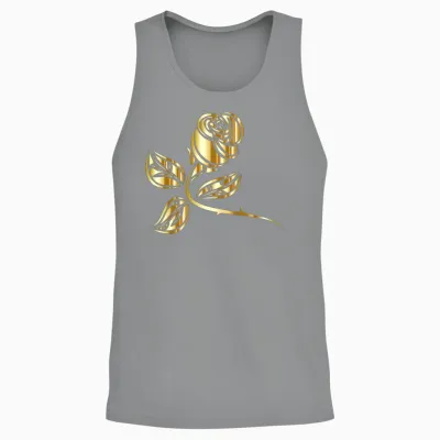 Gold Rose Unisex Tank Top - Sport Grey