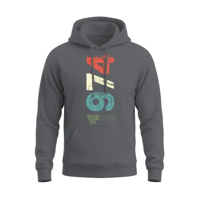Since 1974 Year 1974 Retro 1974 Vintage 1974 Unisex Hoodie - Charcoal