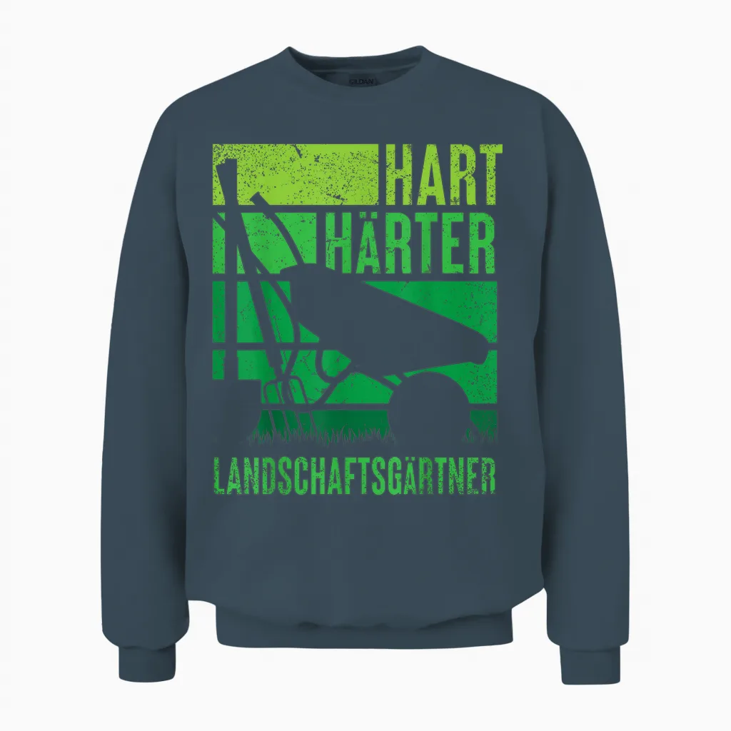 Hart Hardter Landscape Gardener Gardening and Landscaper T-Shirt, Black Unisex Sweatshirt in Dark Heather