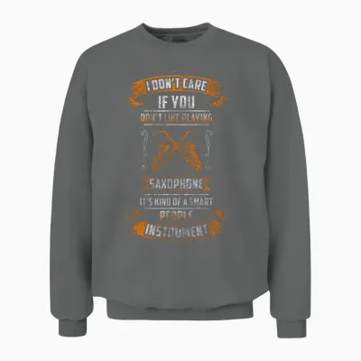 Saxophone Concert Unisex Sweatshirt - Graphite Heather
