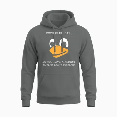 Tux Lord and Saviour1 Pods 01 New 01 Unisex Hoodie - Graphite Heather