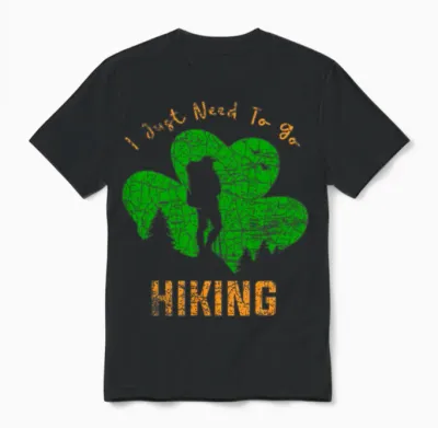 Need to Go Hiking Unisex T-Shirt - Black