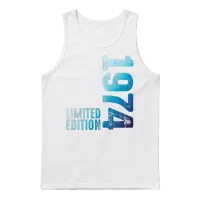 Since 1974 Year 1974 Retro Vintage 1974 Birth Unisex Tank Top - White – 1