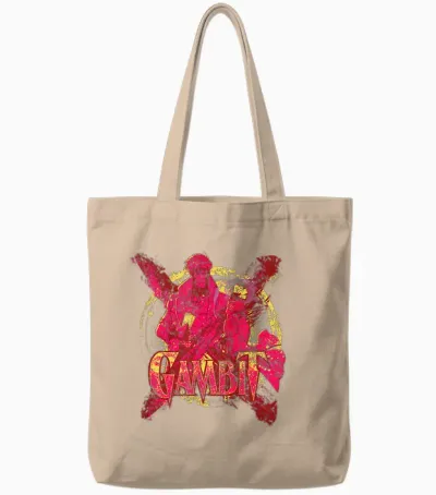 Marvel X-Men Gambit Retro 90s Tote Bags - Natural