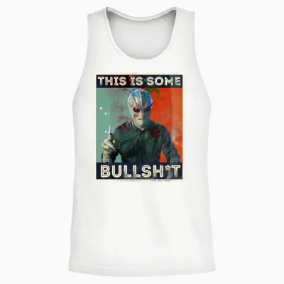 Resident Alien This Is Some Bullshit Distressed Unisex Tank Top - White