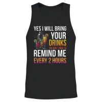 Bartender Funny Bartending Unisex Tank Top - Black – 2