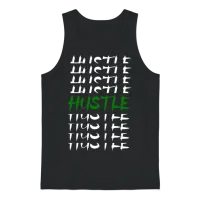 Hustle — Inspirational Unisex Tank Top - Black – 1