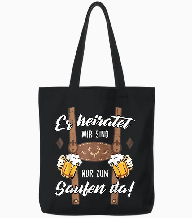 Team Bräutigam Shirt Jga Männer T-Shirt Junggesellenabschied Tote Bags in Black