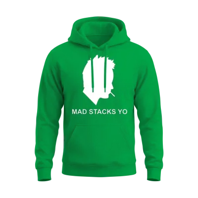 Jesse Pinkman Aaron Paul Mad Stacks Yo Breaking Unisex Hoodie - Irish Green