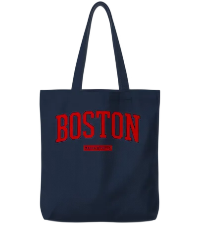 Boston Tote Bags - Navy