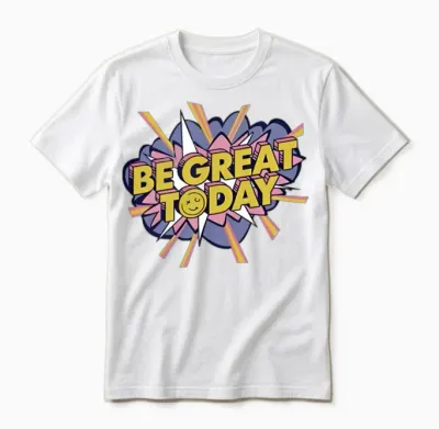 George Kittle Wearing Be Great Today Unisex T-Shirt - White