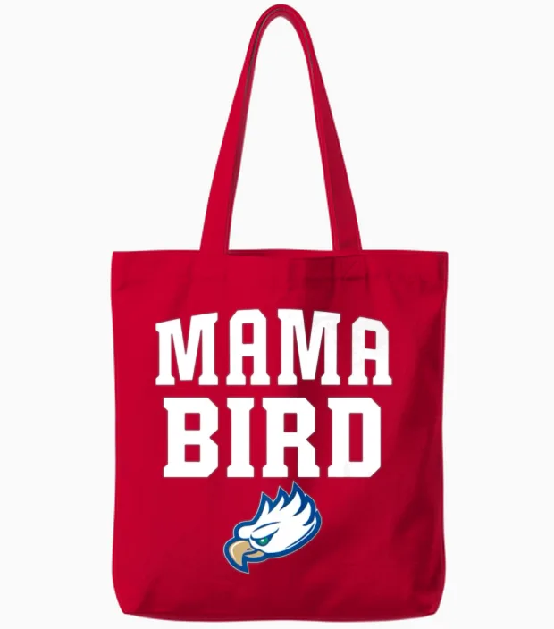 Florida Gulf Coast Eagles Mama Bird Tote Bags in Red
