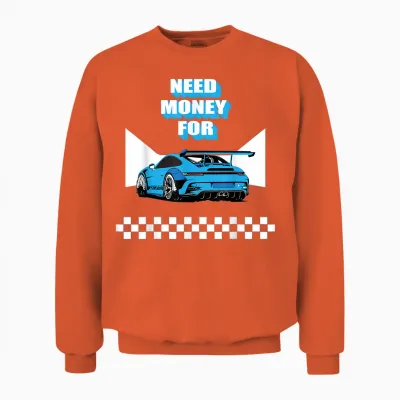 Voiture De Course D'ingénierie 911 Gt3 Rs Se Driftcar Unisex Sweatshirt - Orange
