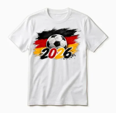 Fußball - Wm 2026 Deutschland Fan Unisex T-Shirt - White