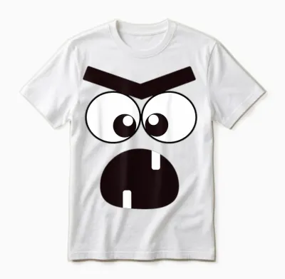 Creepy Carrots Face Halloween Costume Unisex T-Shirt - White