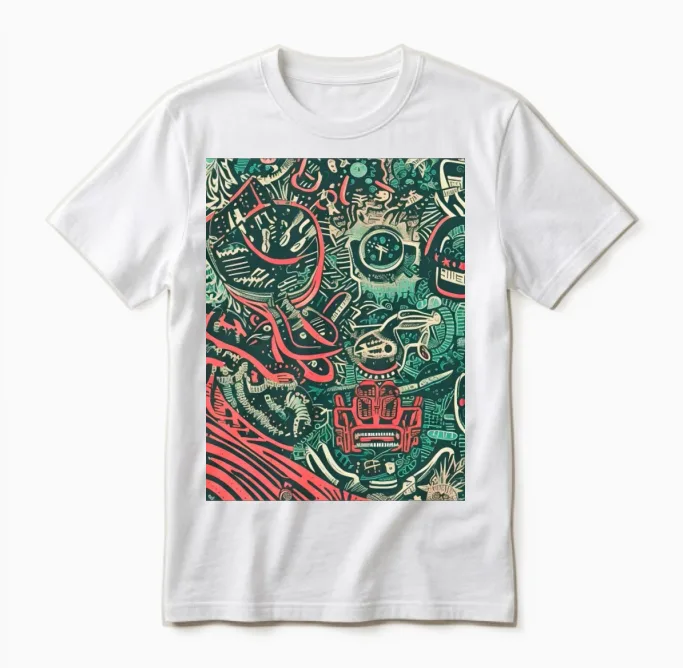 60s Retro Style Unisex T-Shirt - White