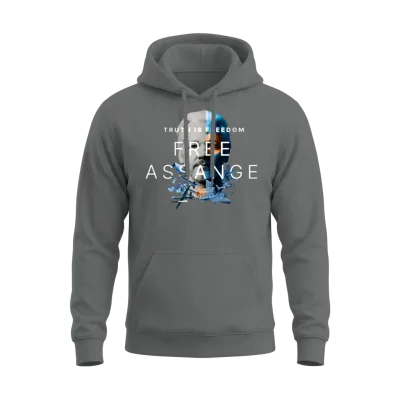 Truth Is Freedom Unisex Hoodie - Graphite Heather