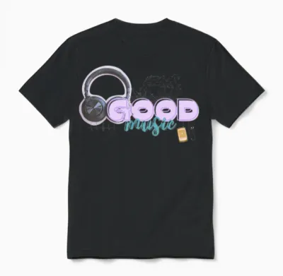 Good Music Unisex T-Shirt - Black