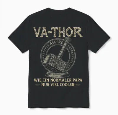 Herren Vater Vatertag Geschenk Für Papa Vatertagsgeschenk Unisex T-Shirt - Black