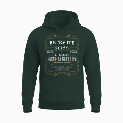 La Légende Takes Her Retirement - Funny Retirement 2026 Unisex Hoodie - Forest