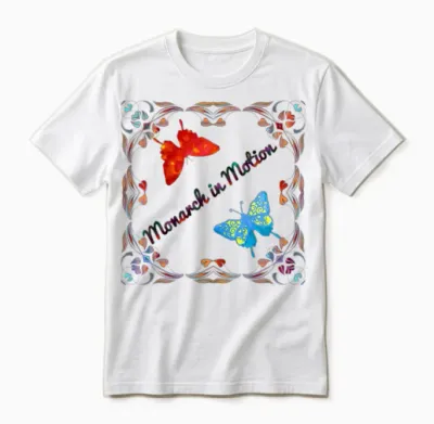 Butterfly Unisex T-Shirt - White