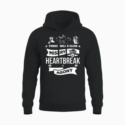 Fort Knox Three Hills Club Unisex Hoodie - Black