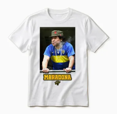 Maradona Boca Che Unisex T-Shirt - White