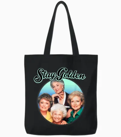 The Golden Girls - Stay Golden Tote Bags - Black