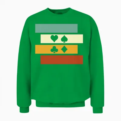 Poker Retro Unisex Sweatshirt - Irish Green