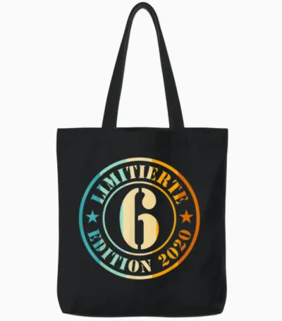6. Geburtstag Junge Mädchen Limited Edition 2012 Jahre Tote Bags - Black