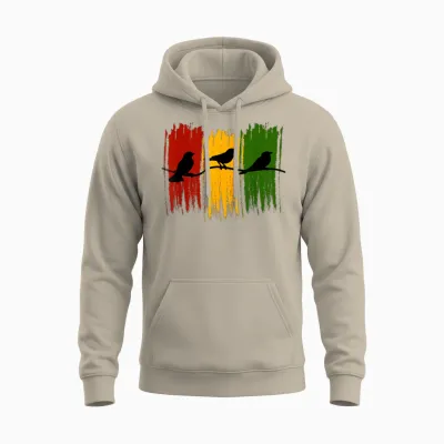 Good Rastafari Musik Vibes Only Rasta Jamaika Reggae Unisex Hoodie - Sand