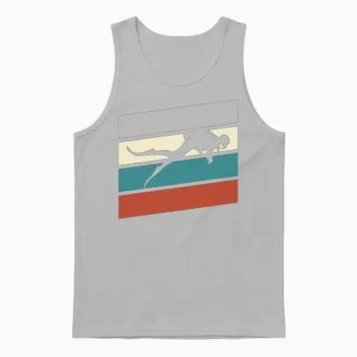 Diving Retro Unisex Tank Top - Ash