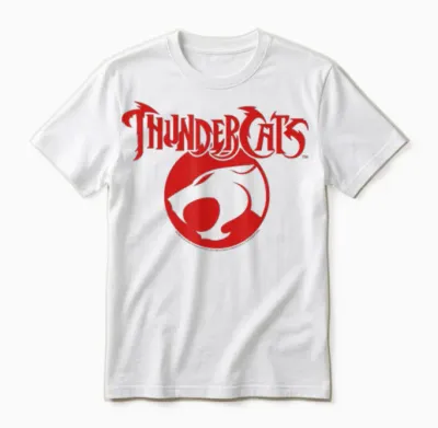 Thundercats Red Vintage Classic Logo Unisex T-Shirt - White