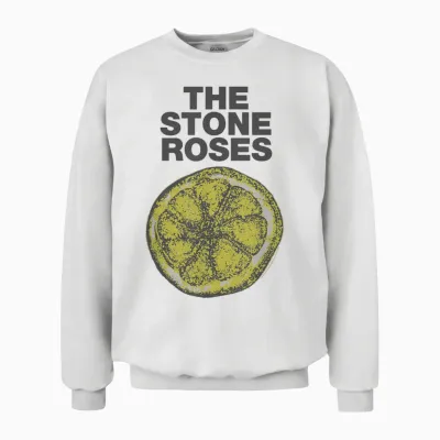 Stone Roses Lemons 1989 Official Rock Band Album Unisex Sweatshirt - White