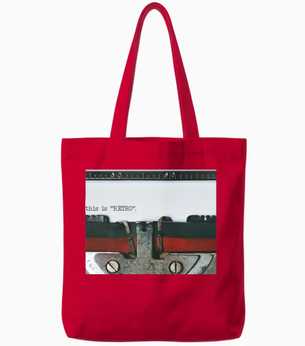 Retro Tote Bags in Red