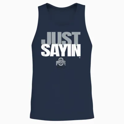 Julian Sayin - Just Sayin (red) - Ohio State Football Unisex Tank Top - Navy