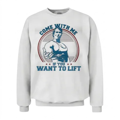 Arnold Schwarzenegger Unisex Sweatshirt - White