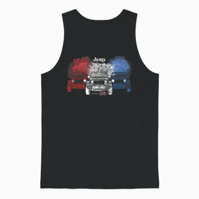 Jeep America250 Anniversary Frontline Official Unisex Tank Top - Black