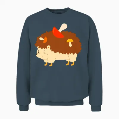 Funny Mushroom Unisex Sweatshirt - Dark Heather