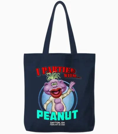 Peanut Dayton, Oh (2026) Tote Bags - Navy