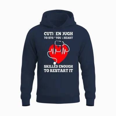 Nurse Nurse Gift Funny Nurse Unisex Hoodie - Navy