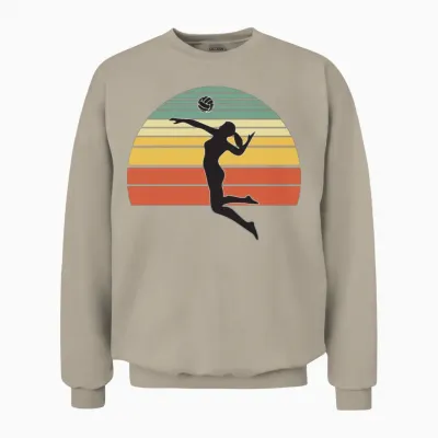 Volleyball Vintage Unisex Sweatshirt - Sand