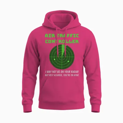Air Traffic Controller Control Tower Atc Job Gift Unisex Hoodie - Heliconia