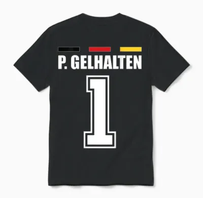 Lustige Namen Deutschland Trikot Für Mallorca Und Die Party Unisex T-Shirt - Black