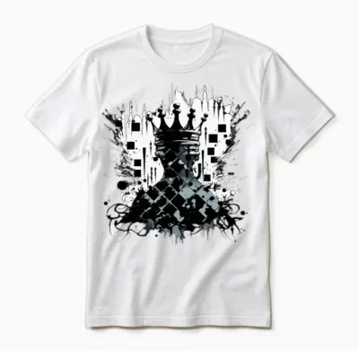 King Chess Unisex T-Shirt - White